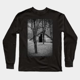 Hut in Muzilovcica in Central Croatia Long Sleeve T-Shirt